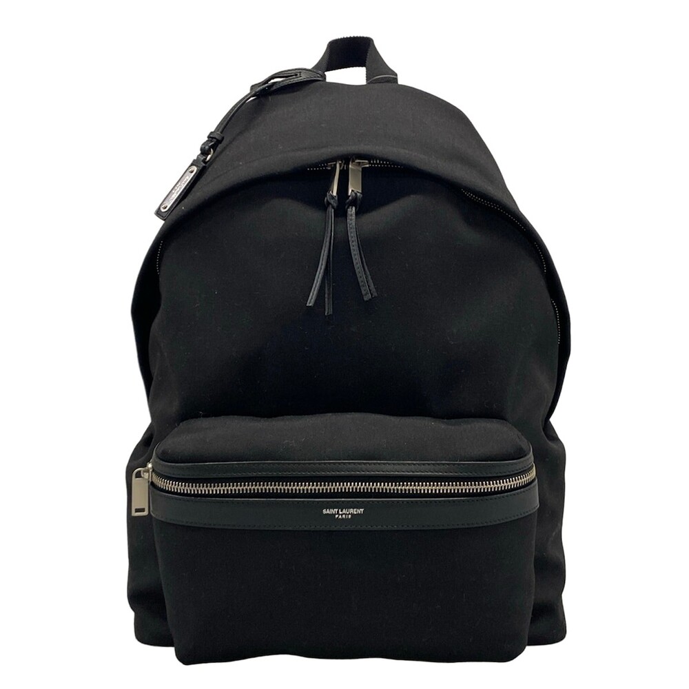 Saint Laurent Paris City Backpack Black #320136S79B
